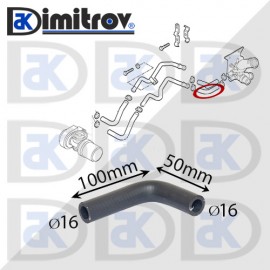 Водно съединение Citroen Jumper Fiat Brava Bravo Ducato Marea Iveco Daily I Daily II Peugeot Boxer